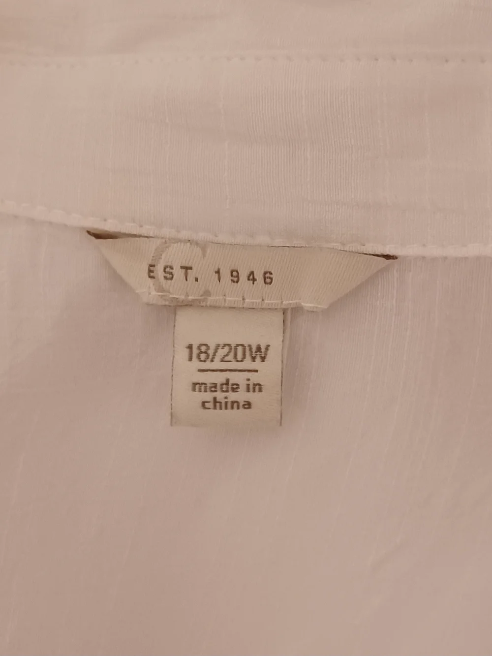 Women’s White Slip-On Button-Front Swim Coverup
